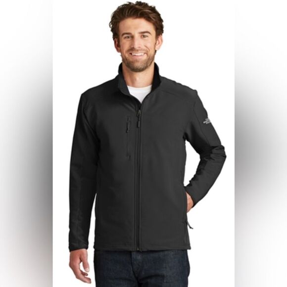 The North Face® Tech Stretch Soft Shell Jacket Black Size XL NEW *flaw* - Picture 1 of 12